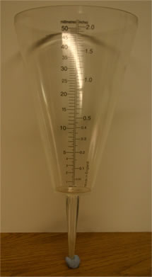 a basic rain gauge