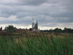 a windmill in Norfolk